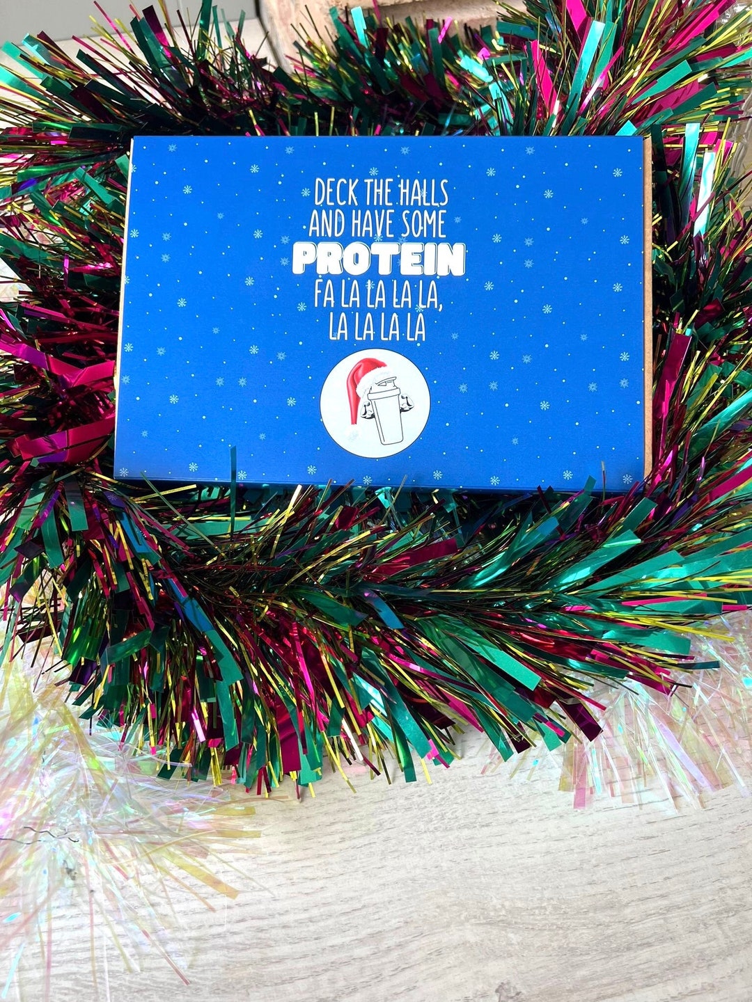 Gym Hamper for Christmas Protein Bar Christmas Gift Hamper Etsy UK