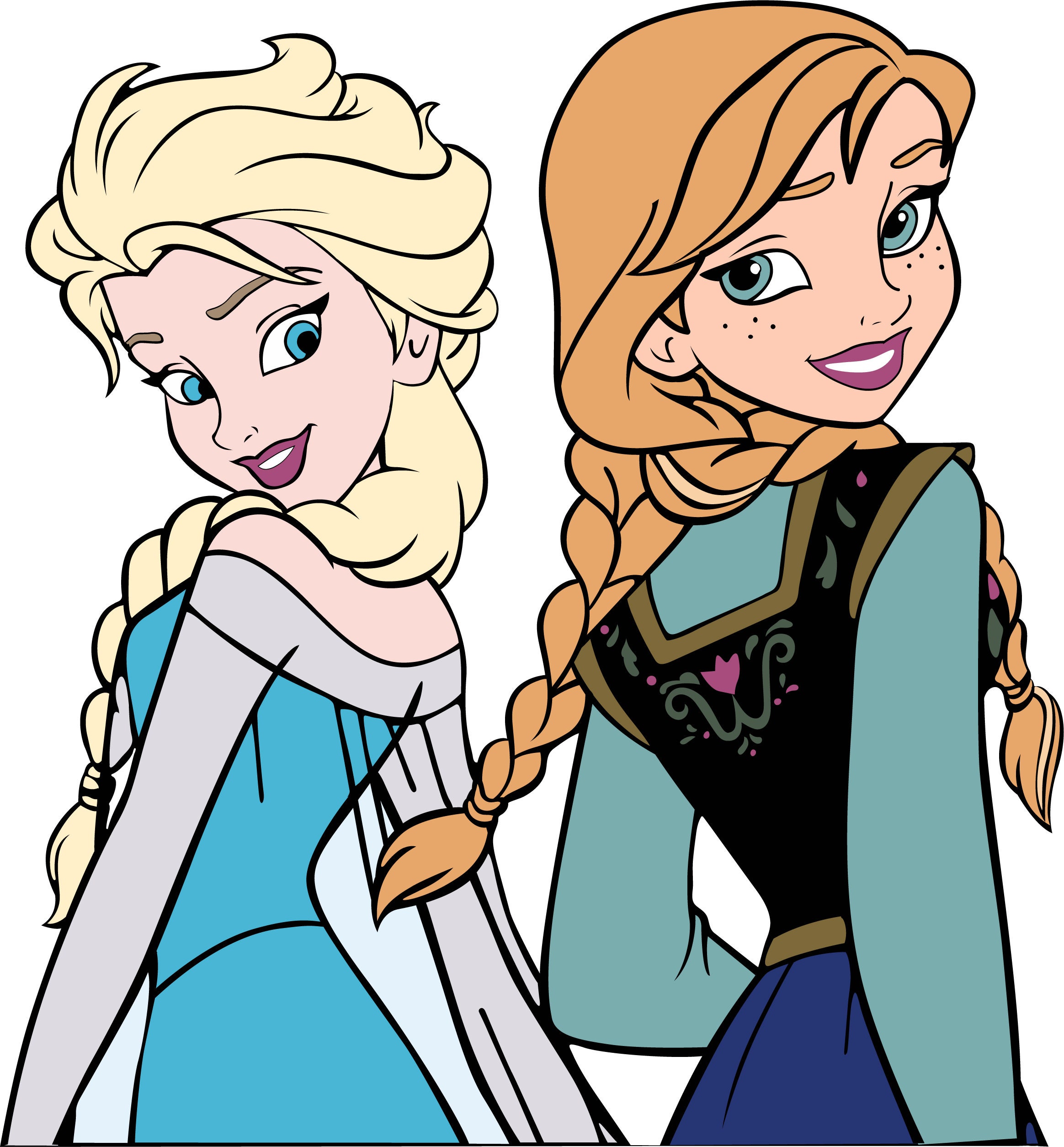 Qualityperfectionus Digital Download Elsa & Anna Frozen Etsy
