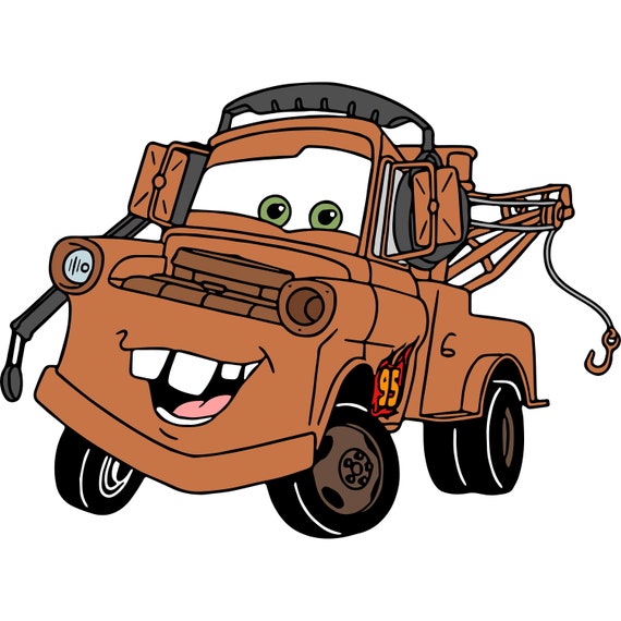 QualityPerfectionUS Digital Download - Cars Tow Mater - PNG, - Inspire  Uplift