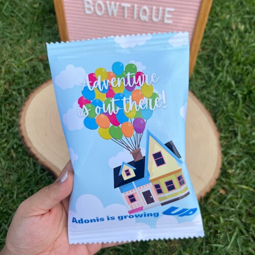 UP Chip Bags Pixar up Personalized Birthday Treats Custom Etsy