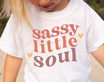 sassy little soul svg, sassy vibes svg, newborn baby svg, boho kids svg, hippie svg, retro svg, wavy stacked svg, toddler shirt svg, png