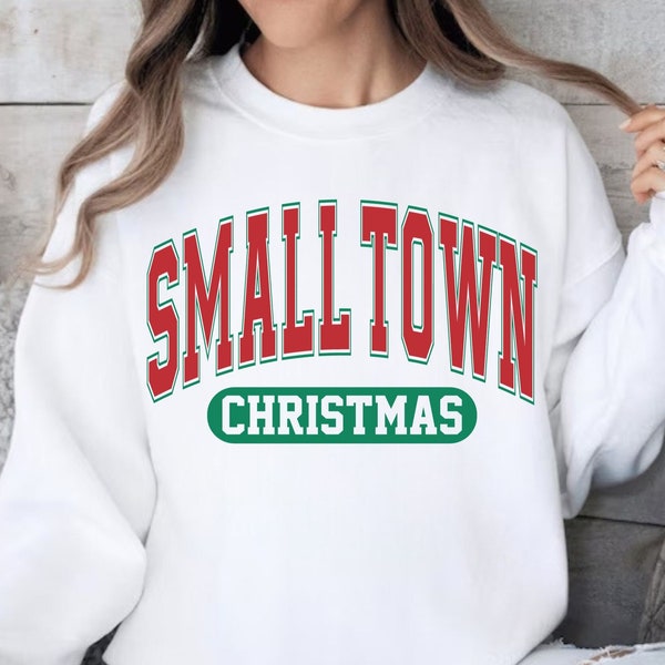 Small town christmas svg, Christmas varsity, retro christmas svg, merry christmas svg, christmas svg, christmas season svg, hometown svg