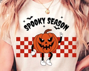 spooky season svg, retro halloween svg, trick or treat svg, pumpkin face svg, spooky vibes svg, funny halloween svg, spooky babe svg, png