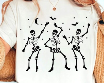 dancing skeleton svg, halloween skeleton svg png, skeleton dance svg, spooky season svg, spooky vibes svg, funny halloween svg, hippie svg