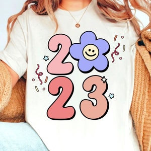 retro new year svg, new year 2023 svg, hello 2023 svg, happy new year svg, new years eve svg, new year crew svg, groovy svg, trendy svg, png