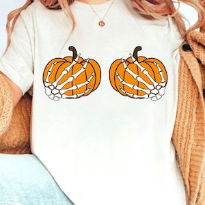 skeleton hands pumpkin svg, skull hands svg, halloween skeleton svg, spooky season svg, funny halloween svg, funny fall svg, retro svg, png