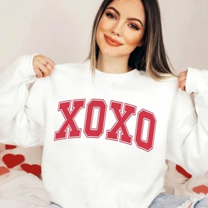 xoxo svg, lover svg, valentine svg, be mine svg, retro valentine svg, valentine varsity svg, hug and kisses svg, varsity letters svg, trendy