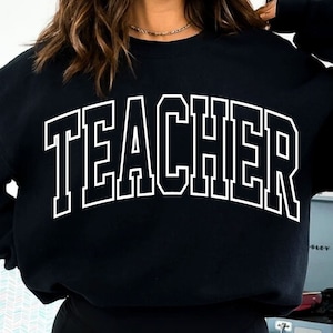 Teacher varsity svg, teacher svg, pre k svg, daycare teacher svg, teacher life svg, test teacher svg, back to school svg, made to teach svg