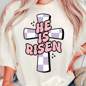 ele ressuscitou svg, páscoa svg, jesus cross svg, cristão svg, religioso svg, fé svg, versículo da bíblia svg, retro páscoa svg, ele vive svg, png