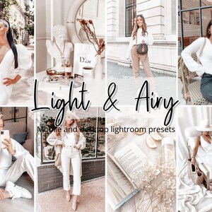 light airy mobile Lightroom presets,bright presets,light presets,white presets,blogger presets,family presets,instagram presets,vsco preset