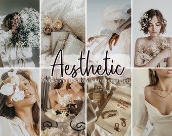 Aesthetic lightroom presets, mobile lightroom presets, cream presets, blogger presets, instagram filter, bright presets, film presets