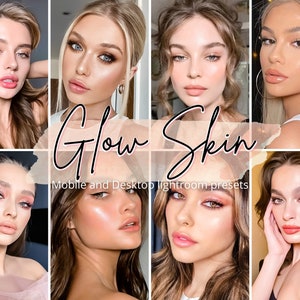 7 Glow Skin Mobile Lightroom Presets, Selfie Presets, Bright Presets, Blogger Presets, Portrait Presets, Instagram Filter, Influencer Presets