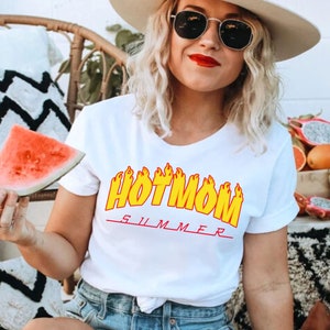 hot mom summer svg, trendy mom svg, flame letters svg, mom svg, summer beach svg, vacay vibes svg, beach vibes svg, summer vibes svg, retro image 6