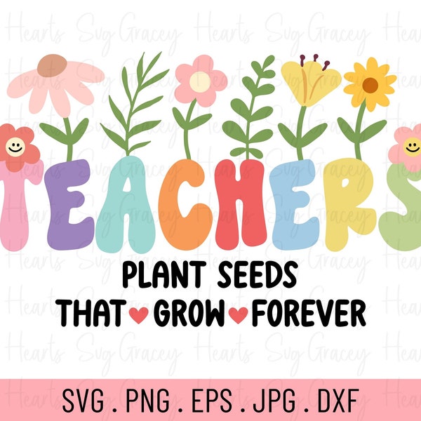 teacher flower svg, funny teacher svg, teacher svg, pre k svg, retro teacher svg, math teacher svg, kindergarten svg, teaching svg, png