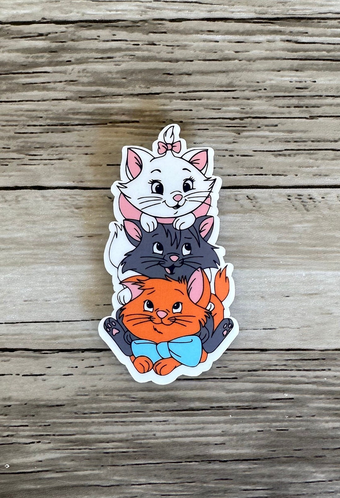 Aristocats Sticker Marie Berlioz Toulouse Disney Cats Water Bottle ...