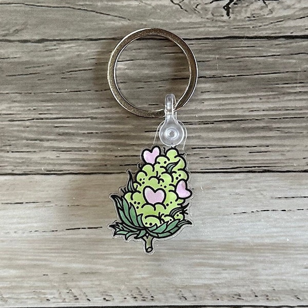 Weed nugget Keychain | 420| Stoner | Marijuana | Cannabis | Pot