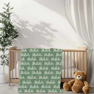 Personalized Fleece Blanket for Babies, Custom Name Soft Baby Blanket, Nursery Decor, Newborn Gift, Baby Shower Present, Personalized Baby