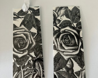 Rose Bookmark, Black Rose
