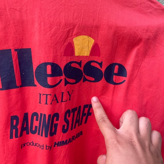 Vintage Ellese Italy Racing Staff Zipper Ups Jack… - image 8