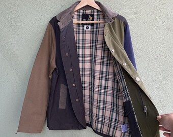Kurtka Vintage Go Slow Cavaran w 4 odcieniach koloru, zapinana na suwak i guziki, rozmiar M