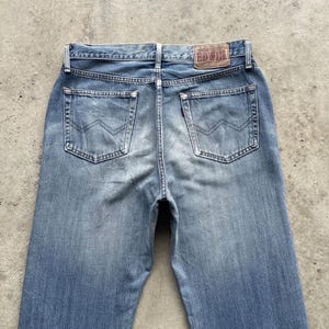 Vintage Edwin 503 Faded Distressed Denim Stonewashed Jeans Pants (W31x30) image 12