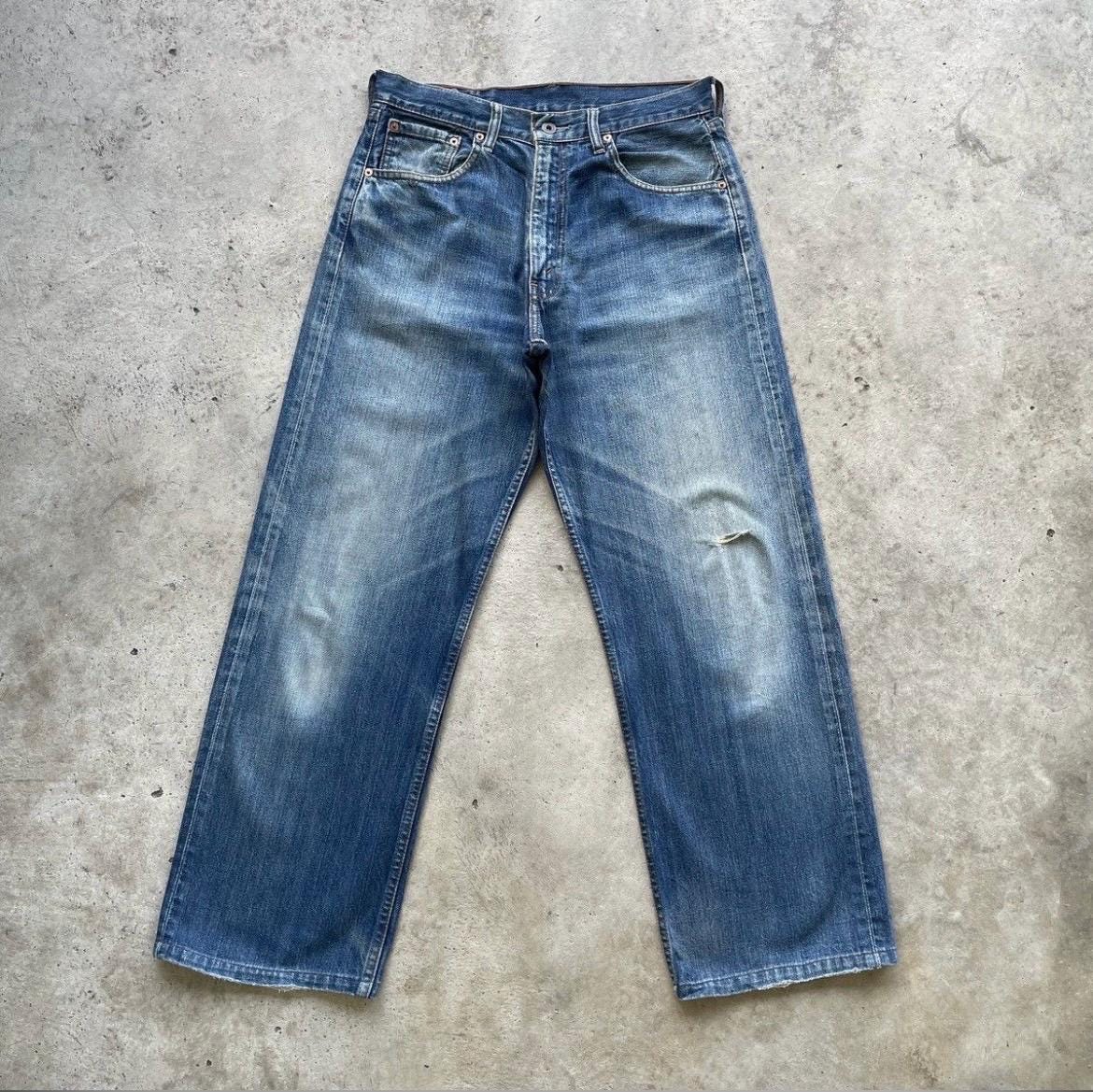00s 04s LEVI’S 504 faded baggy jeans W33 Vintage Levi's 504 Faded BAGGY Jeans Stonewashed Denim Pants