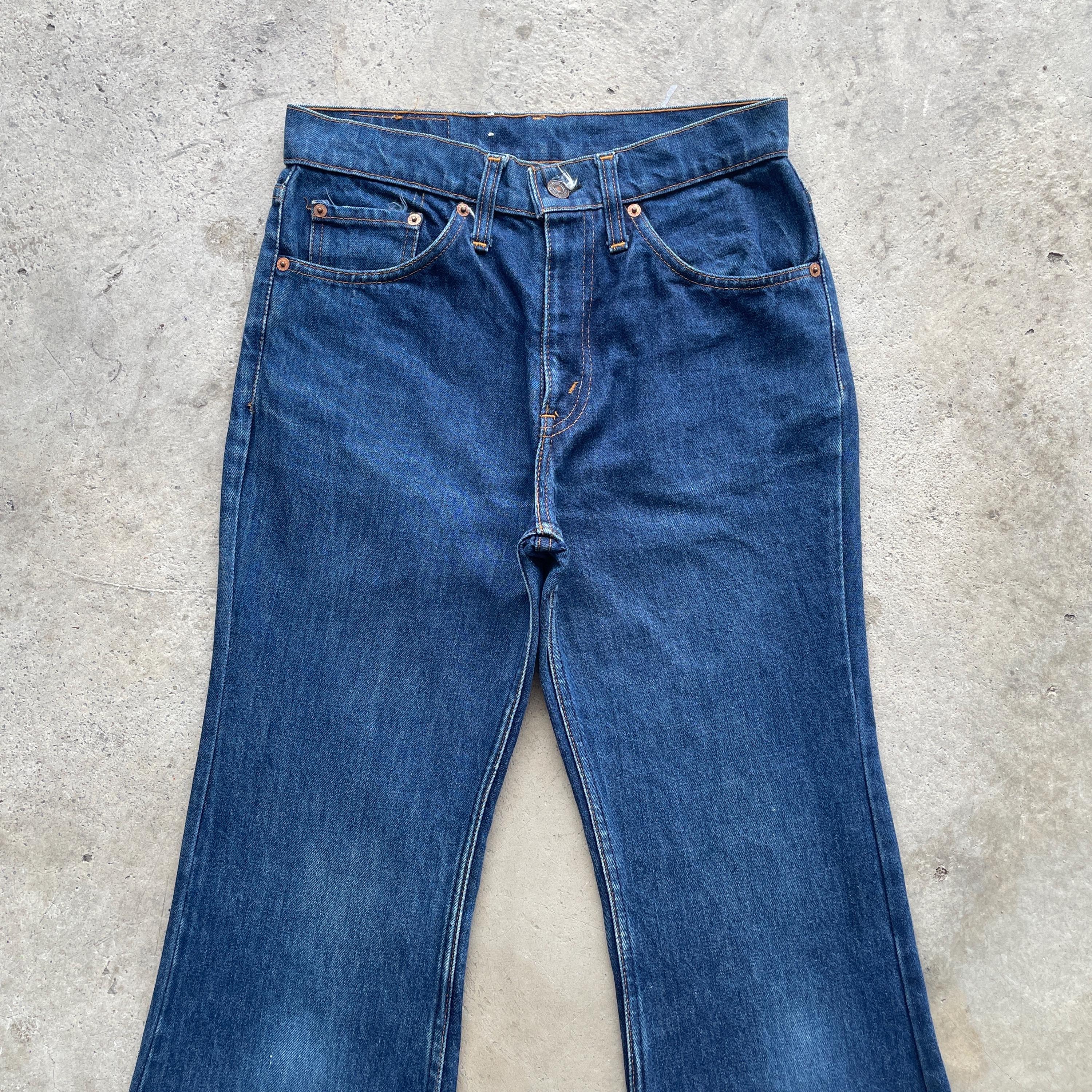 Vintage Levi's 507-0217 Bootcut Jeans Talon Zip Flared Denim Pants