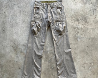 Vintage Edwin 9 Multipocket Tactical Cargo Pants/ PARACHUTE Vintage Edwin Utility Multipocket Cargo Pants W29