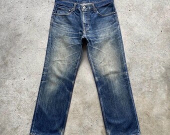 vintage Levi's 502 Jeans Rusty Denim Pants Faded L34 x 27,5