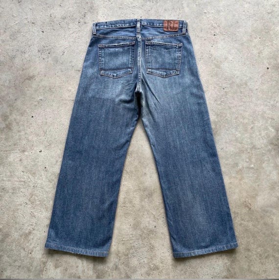 Vintage Polo Ralph Lauren Baggy Jeans Faded Denim Pants W33x27 - Etsy