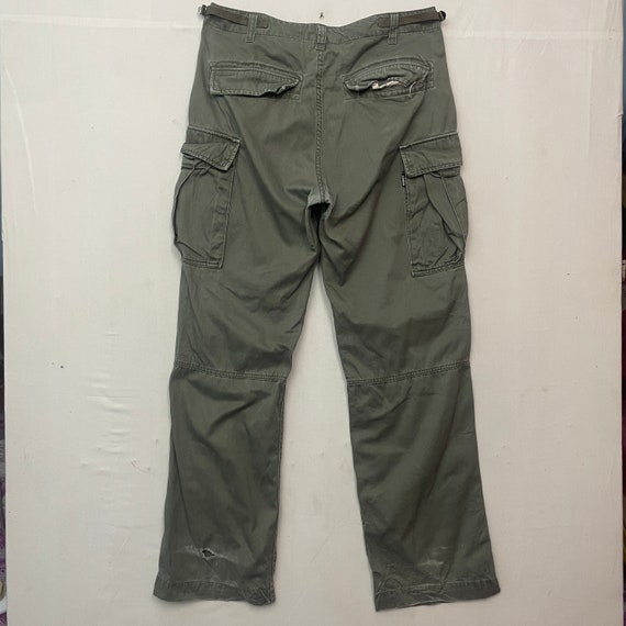 【AVIREX】FADED CARGO PANTS Vintage AVIREX Faded Distressed Multipocket Cargo Pants