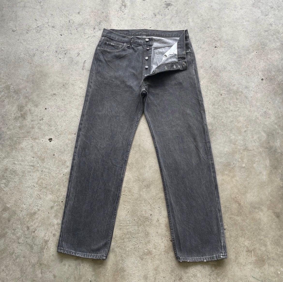 501 Levi Black Jeans - Etsy