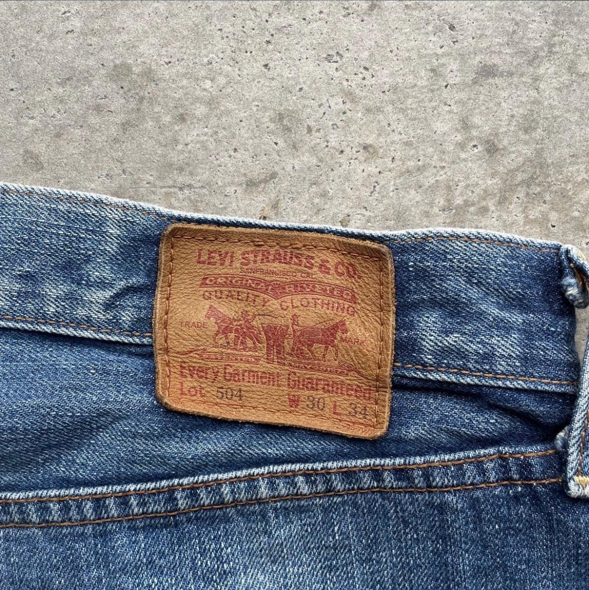 W30x32 Vintage Levis 504 Loose Jean Faded Denim Pants Baggy - Etsy