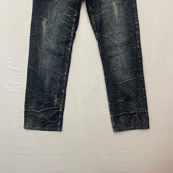 Vintage NYLAUS Double Waist Storm Pattern Pants V… - image 4