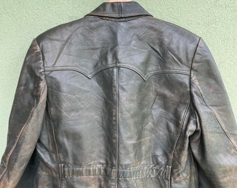 Vintage RUHR Made in Germany Leather Jacket Vintage Ruhr Zipper