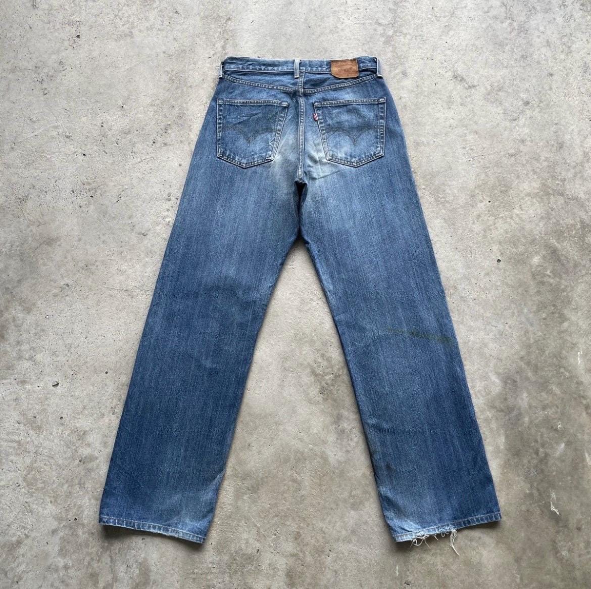 W30x32 Vintage Levis 504 Loose Jean Faded Denim Pants Baggy - Etsy