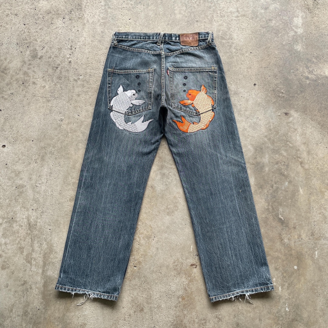 さ*そ様 Evisu denim Jeans KOI design vintag il_1080xN.6839083801_n4z6.jpg