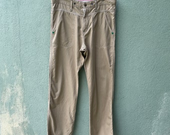 Vintage EDWIN DUNGAREE Casual Pants Vintage Edwin Dungaree Khaki Trousers Casual Pants W35