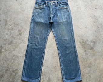 W31x28 Vintage Wrangler Jeans Faded Denim Hose