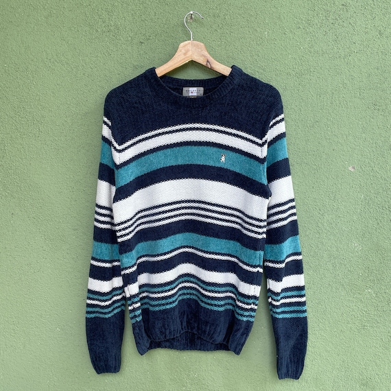 Vintage MACBETH Embroidery Logo Crewneck Sweater Knitwear Vintage 
