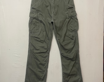 Vintage AVIREX Faded Distressed Multipocket Cargo Pants Vintage Avirex Tactical Multipocket Cargo Pants W35