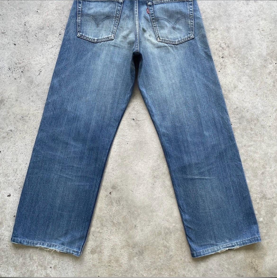 00s 04s LEVI’S 504 faded baggy jeans W33 Vintage Levi's 504 Faded BAGGY Jeans Stonewashed Denim Pants