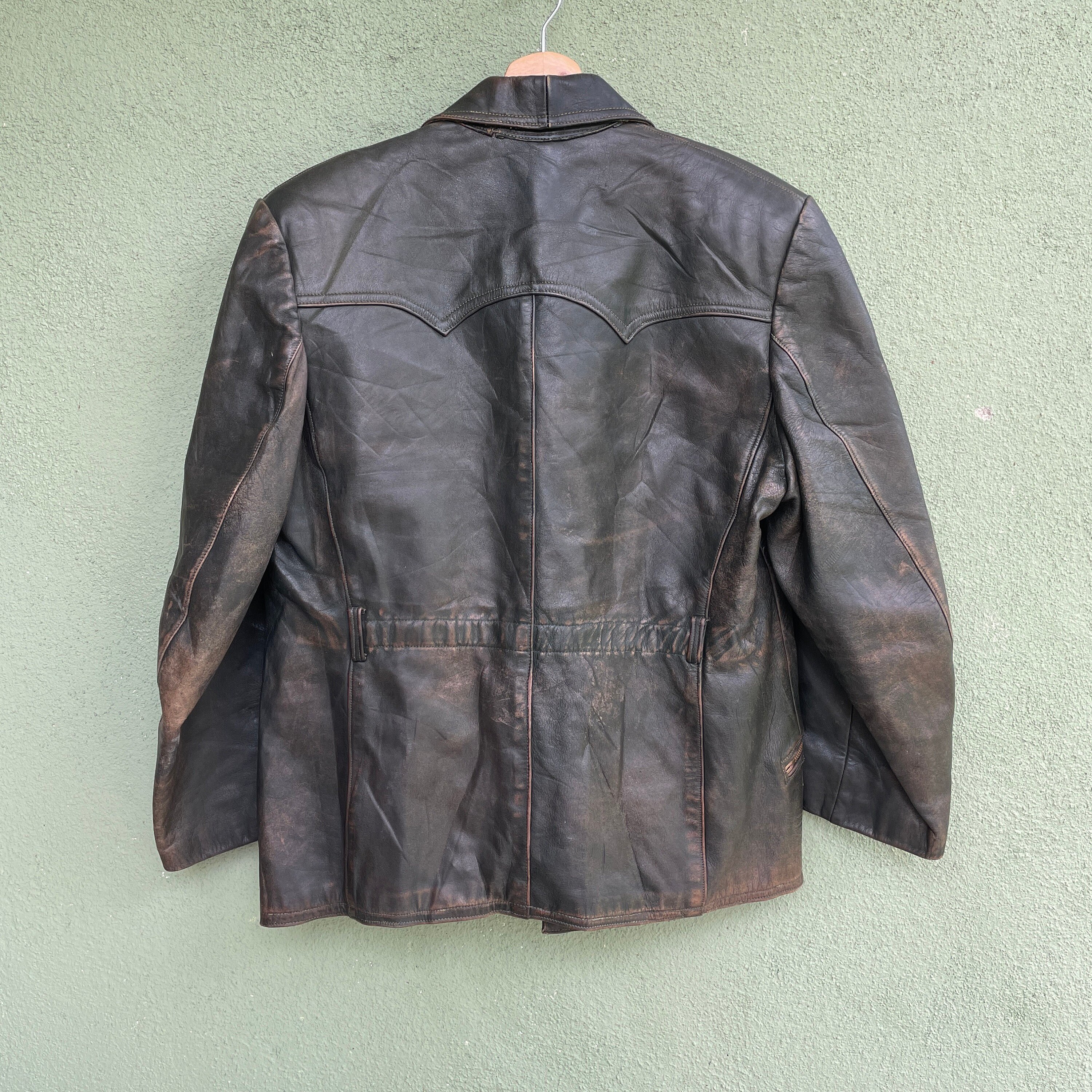 Vintage RUHR Made in Germany Leather Jacket Vintage Ruhr Zipper