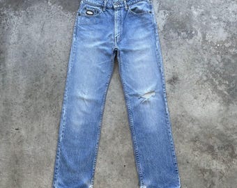 Spodnie jeansowe Levi’s Big E J09 w stylu vintage, sprane, z efektem sprania, w rozmiarze 30x30