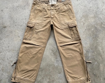 Vintage Abercrombie And Fitch Faded Cargo Pants Tactical Vintage Abercrombie and Fitch Utility Cargo Pants W38x31