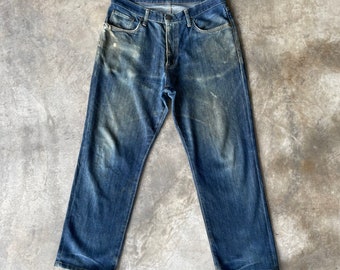 Jean Edwin Made In Japan W33 x 28 Pantalon en denim Edwin Vintage Jeans Edwin Faded Jeans W33