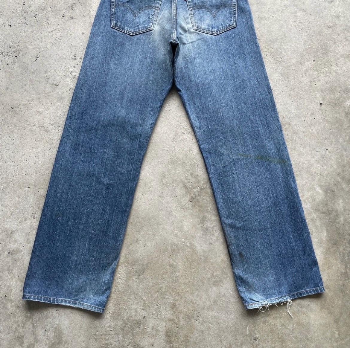 パンツ 00s Levi's 504 faded baggy wide denim W30x32 Vintage Levis 504 Loose Jean Faded Denim Pants Baggy - Etsy