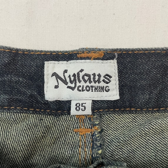 Vintage NYLAUS Double Waist Storm Pattern Pants V… - image 5