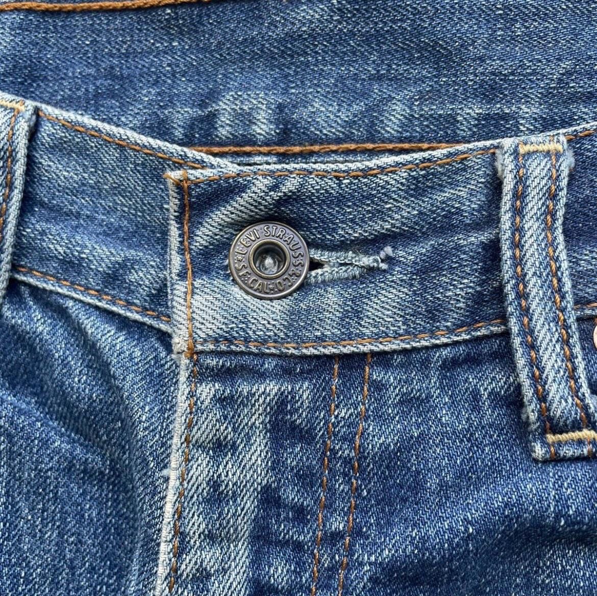 Vintage Levi's 504 Faded BAGGY Jeans Stonewashed Denim Pants