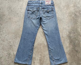 Spodnie jeansowe W33x29 Vintage True Religion Joey FLARE Made in USA BOOTCUT